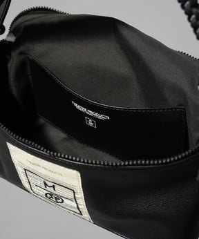 Aluminum Bonded Leather Shoulder Bag