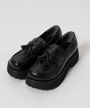 【26AUTUMN PRE-ORDER】2WAY Stud Loafers