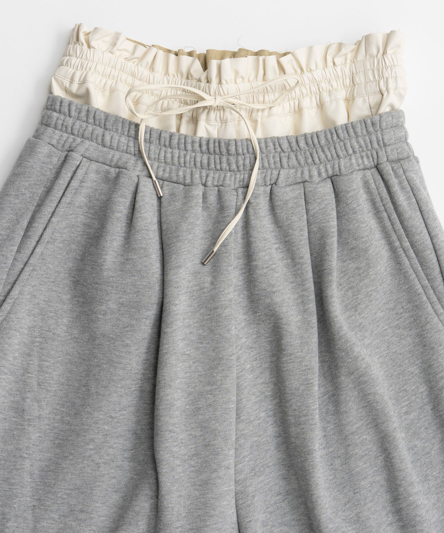 【26AUTUMN PRE-ORDER】(Yurika Nakano Collaboration) Whipped Cream Layered Pants