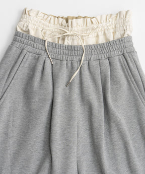 【26AUTUMN PRE-ORDER】(Yurika Nakano Collaboration) Whipped Cream Layered Pants