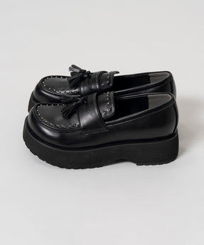 【26AUTUMN PRE-ORDER】2WAY Stud Loafers