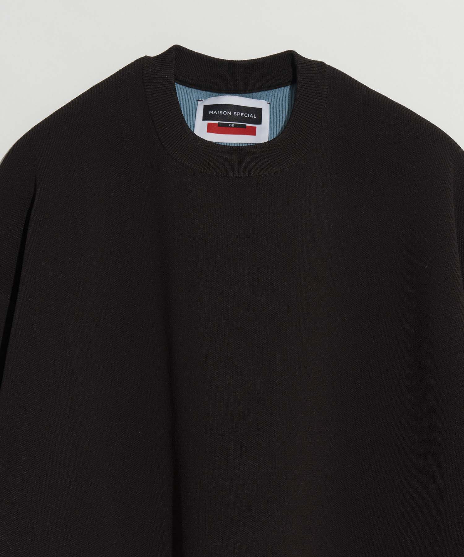 [SALE] DOUBLE-FACE KNIT PRIME-OVER REVERSIBLE CREW NECK PULLOVER