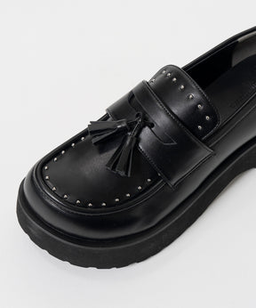 【26AUTUMN PRE-ORDER】2WAY Stud Loafers