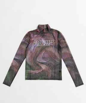 【26WINTER PRE-ORDER】DISTORTED BLOOM Logo Sheer Top