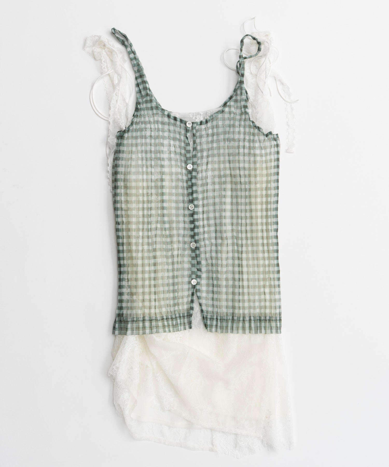 【26AUTUMN PRE-ORDER】(Yurika Nakano Collaboration) Mille-Feuille Camisole Dress