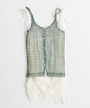 【26AUTUMN PRE-ORDER】(Yurika Nakano Collaboration) Mille-Feuille Camisole Dress