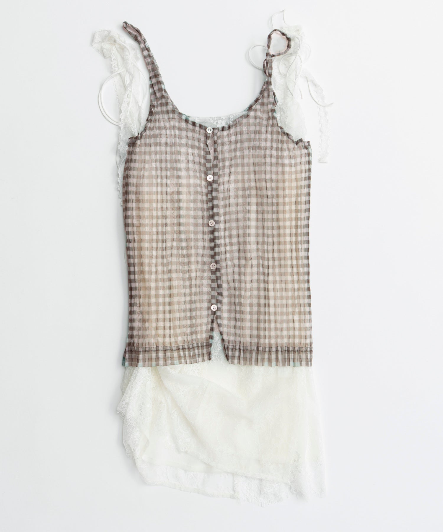【26AUTUMN PRE-ORDER】(Yurika Nakano Collaboration) Mille-Feuille Camisole Dress