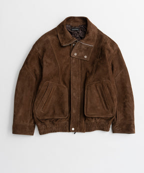 【26AUTUMN PRE-ORDER】Goat Suede Swing Top Blouson