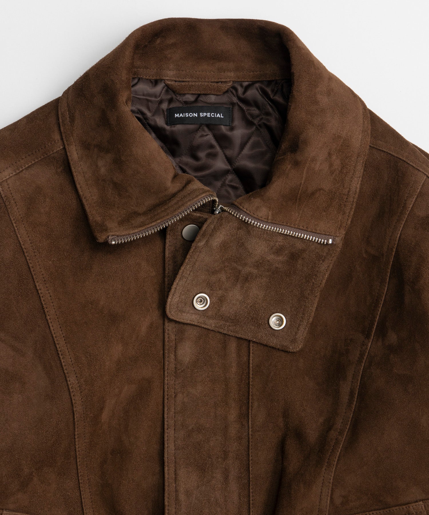 【26AUTUMN PRE-ORDER】Goat Suede Swing Top Blouson