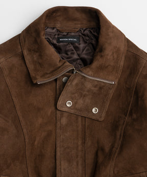 【26AUTUMN PRE-ORDER】Goat Suede Swing Top Blouson