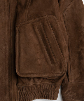 【26AUTUMN PRE-ORDER】Goat Suede Swing Top Blouson