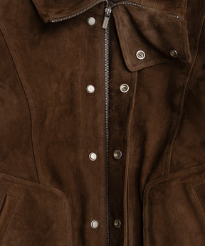 【26AUTUMN PRE-ORDER】Goat Suede Swing Top Blouson