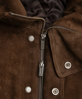 【26AUTUMN PRE-ORDER】Goat Suede Swing Top Blouson