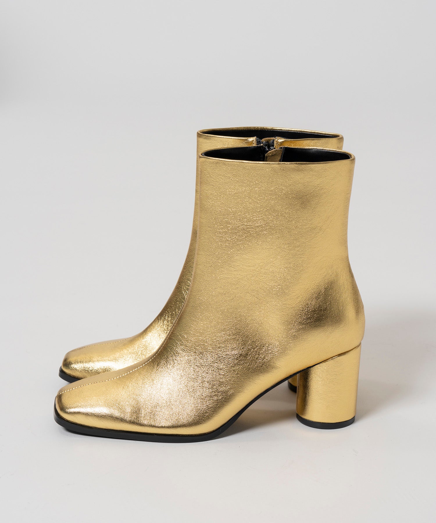 【26AUTUMN PRE-ORDER】Multi-Fabric Square Short Boots