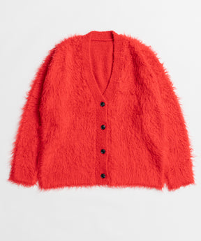 【26WINTER COLLECTION】Wave Shaggy Knit Cardigan