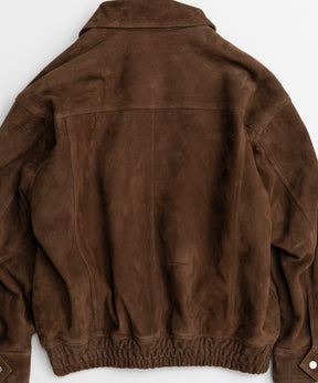 【26AUTUMN PRE-ORDER】Goat Suede Swing Top Blouson