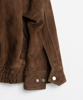 【26AUTUMN PRE-ORDER】Goat Suede Swing Top Blouson
