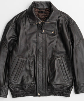 【26AUTUMN PRE-ORDER】Sheep Leather Swing Top Blouson