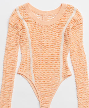 【26SPRING PRE-ORDER】Crochet-Like Bodysuit