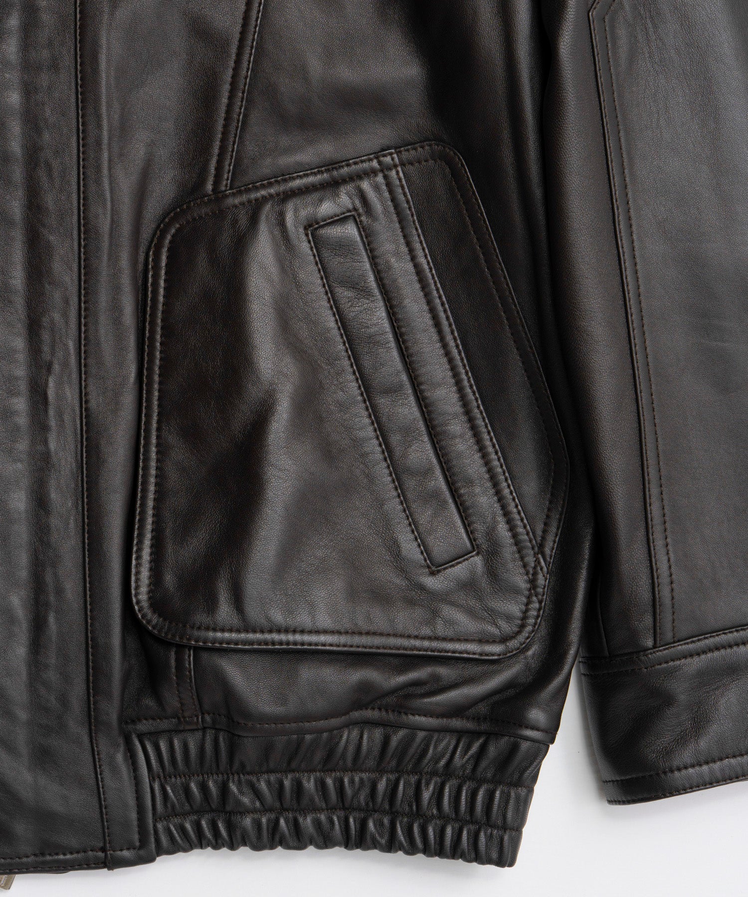 【26AUTUMN PRE-ORDER】Sheep Leather Swing Top Blouson