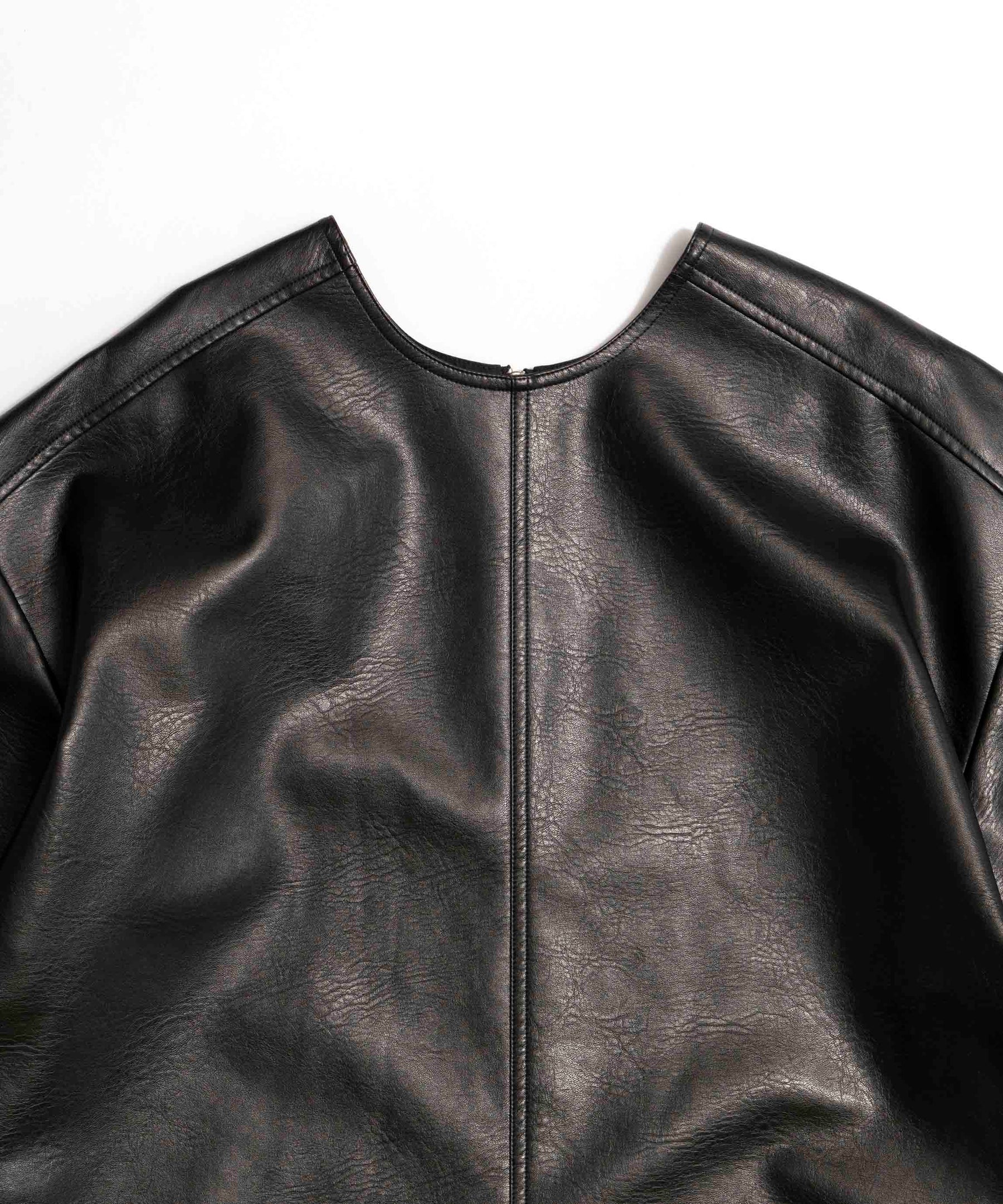 Fake Leather Over Tunic