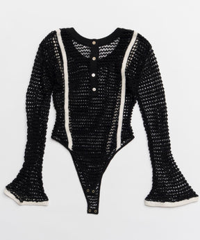 【26SPRING PRE-ORDER】Crochet-Like Bodysuit