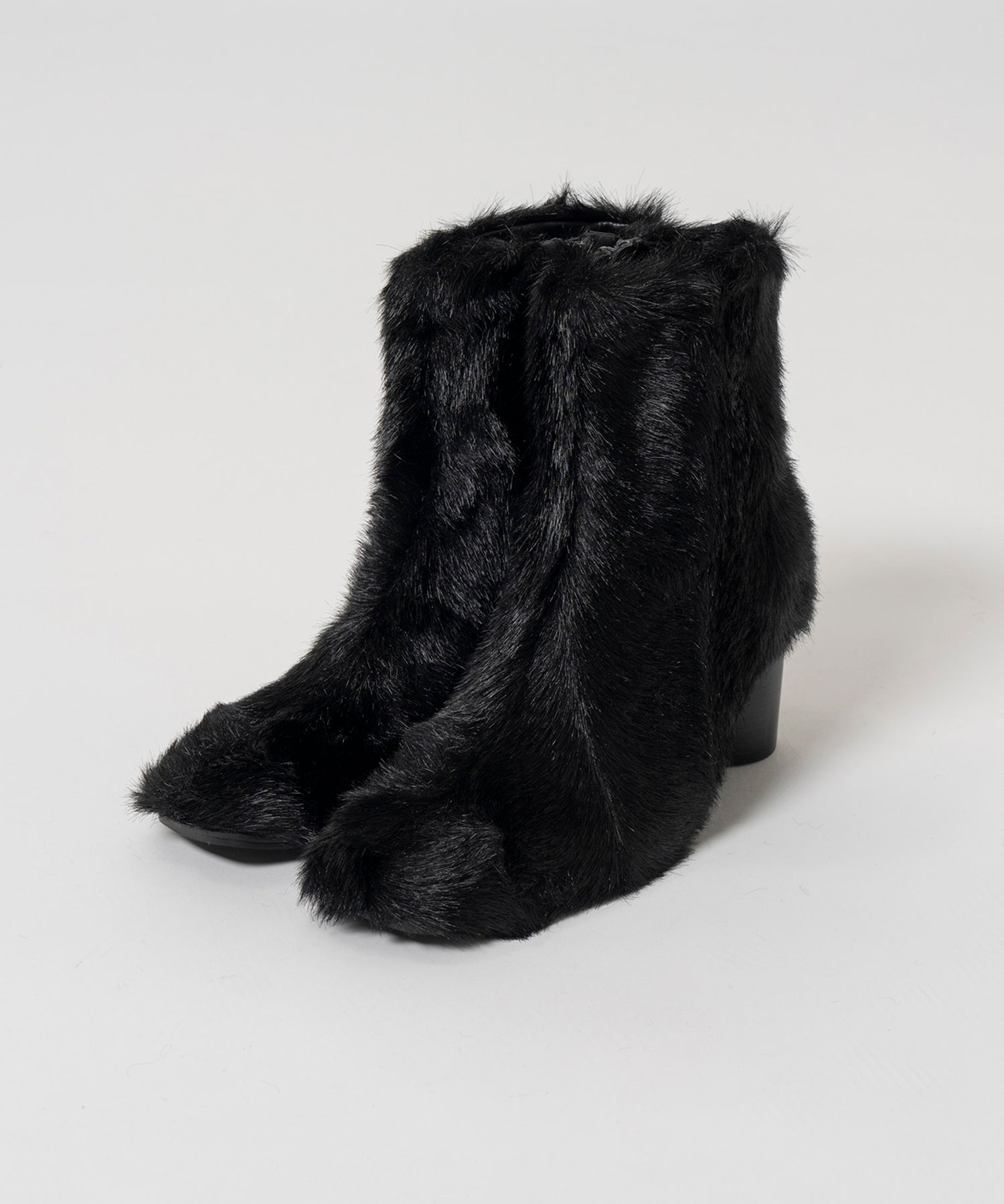 【26AUTUMN PRE-ORDER】Fur-Like Square Short Boots