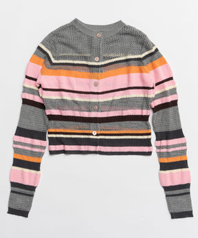 【26SPRING PRE-ORDER】Mesh Border Cardigan