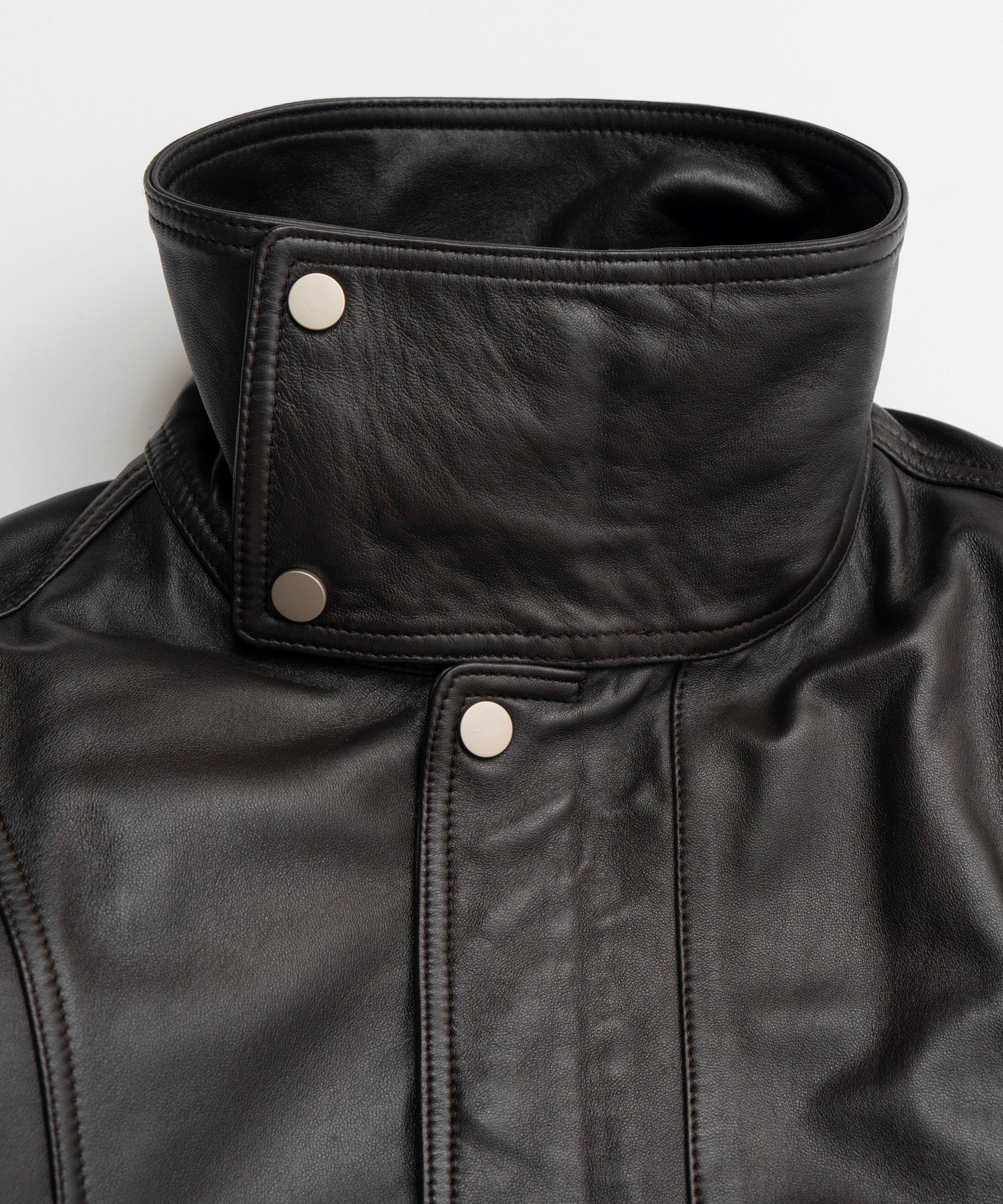 【26AUTUMN PRE-ORDER】Sheep Leather Swing Top Blouson