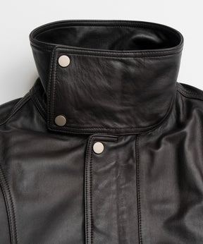【26AUTUMN PRE-ORDER】Sheep Leather Swing Top Blouson