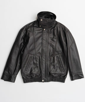 【26AUTUMN PRE-ORDER】Sheep Leather Swing Top Blouson