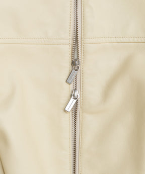 [26SPRING PRE-ORDER] 볼륨감 있는 가죽 블루종