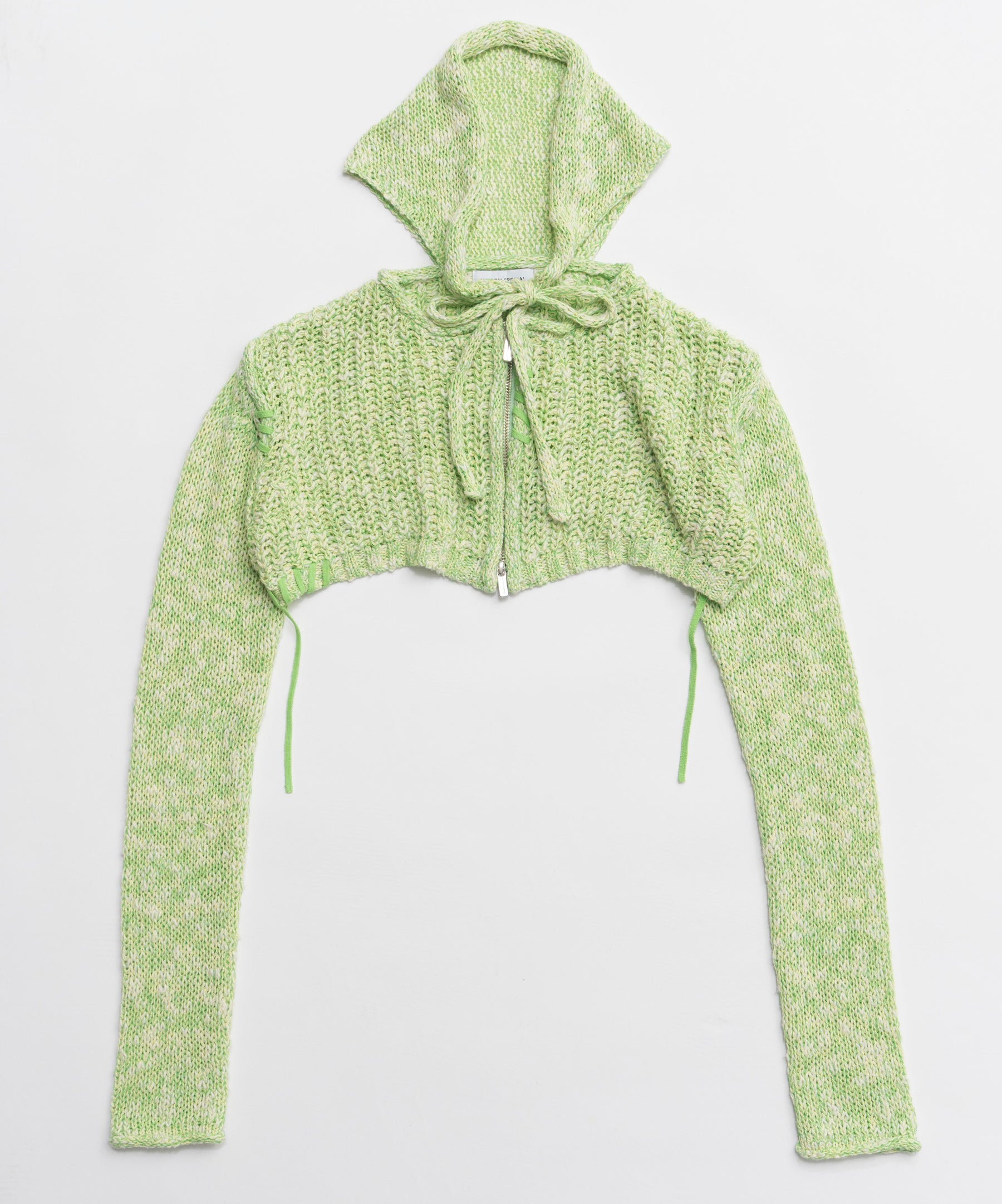 【26SPRING PRE-ORDER】Zip Short Cardigan with Babouche Collar