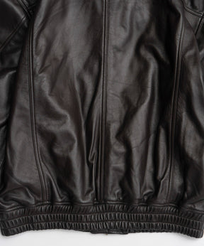 【26AUTUMN PRE-ORDER】Sheep Leather Swing Top Blouson