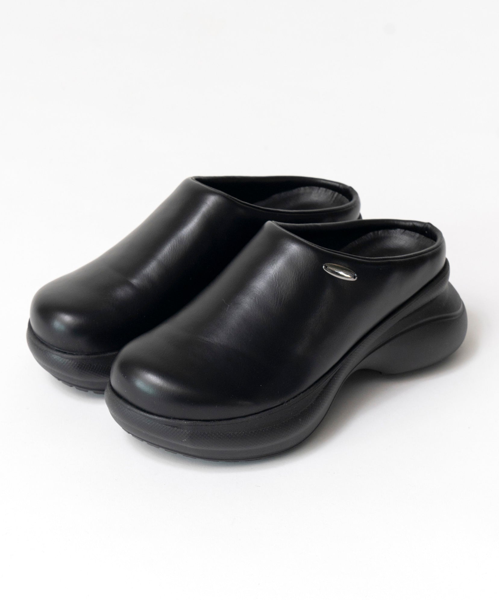 Vegan Leather  Clog Shoes