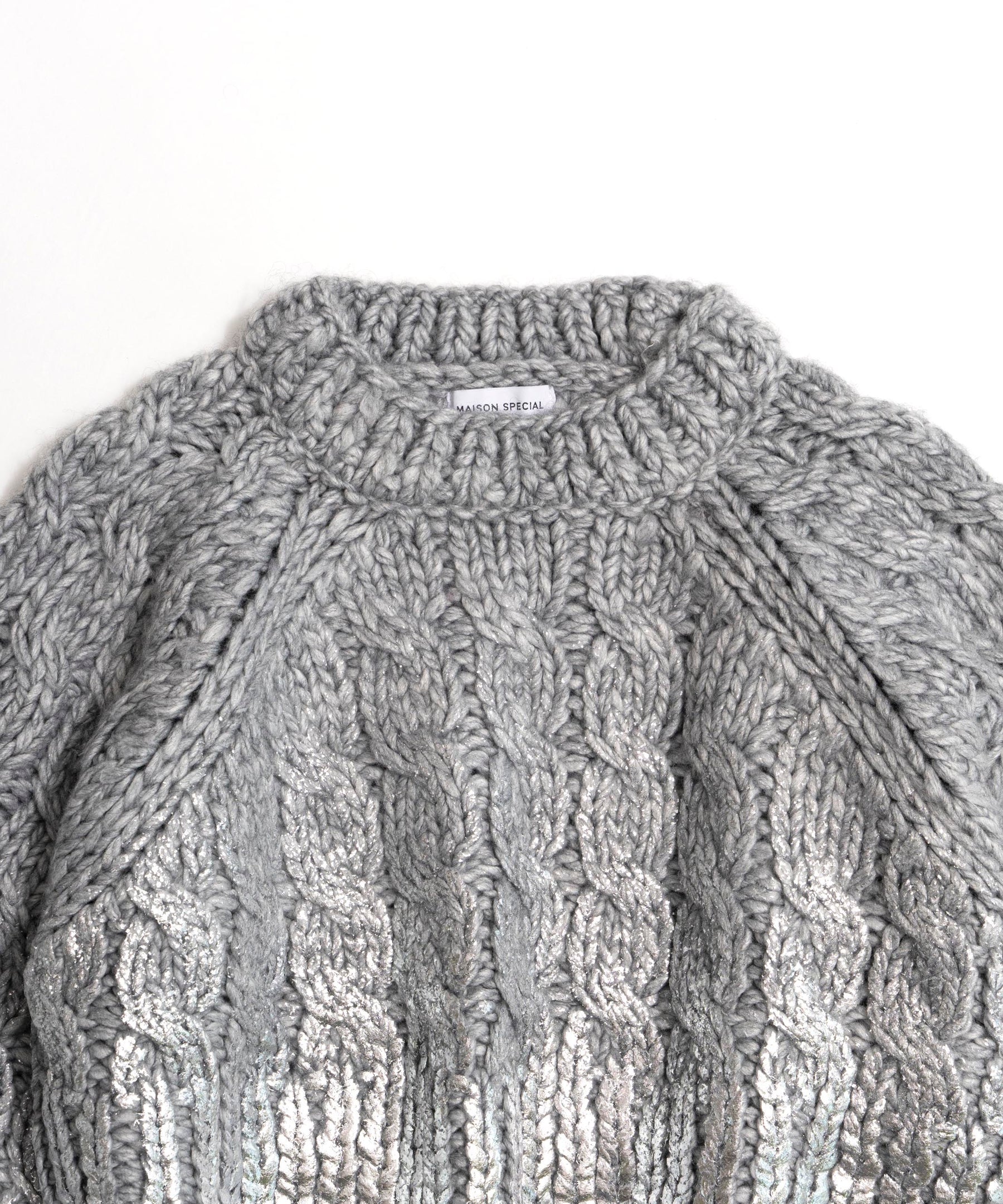 自宅で試着のみの美品ですmaison special 、glitter knit pullover