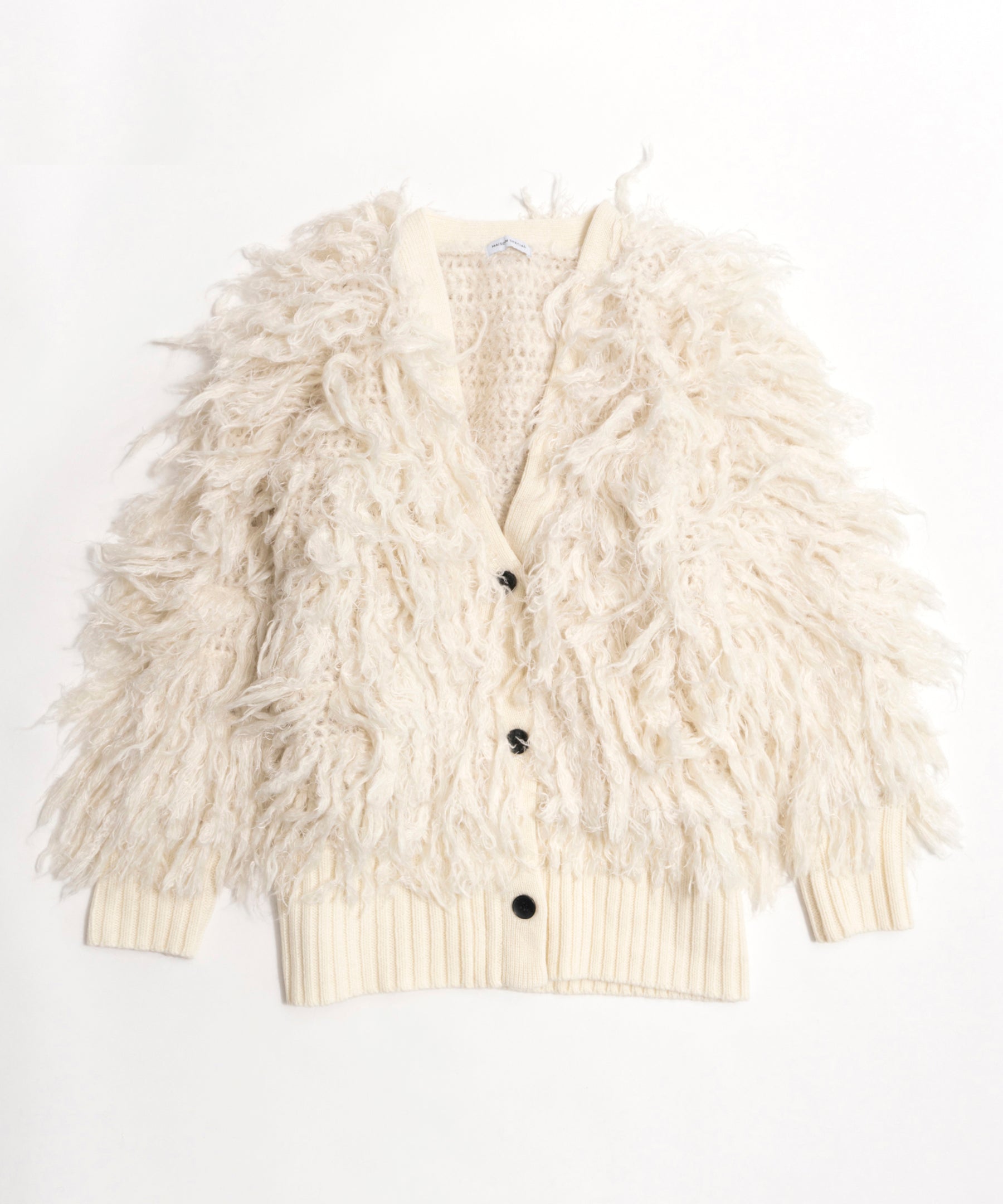 Shaggy Fringe Hand Cardigan