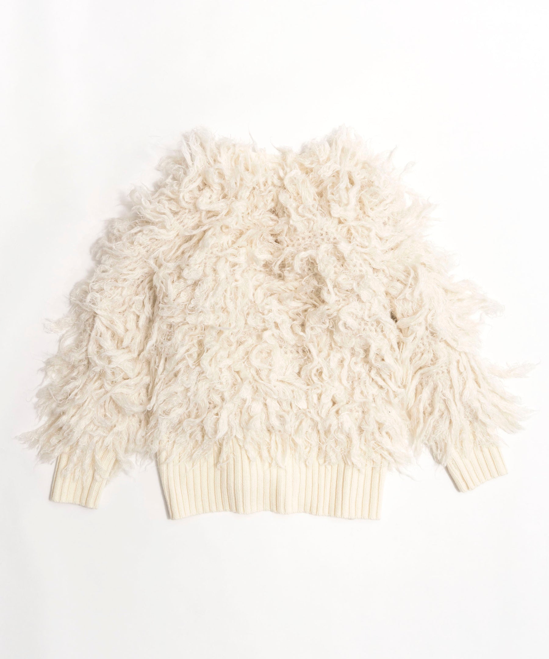 Shaggy Fringe Hand Cardigan