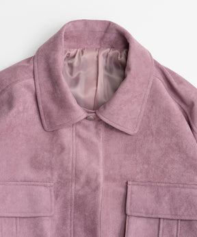 【26AUTUMN PRE-ORDER】Faux Suede Blouson