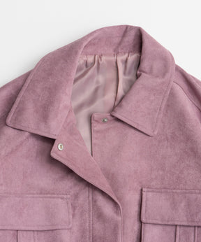 【26AUTUMN PRE-ORDER】Faux Suede Blouson