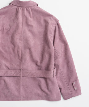 【26AUTUMN PRE-ORDER】Faux Suede Blouson