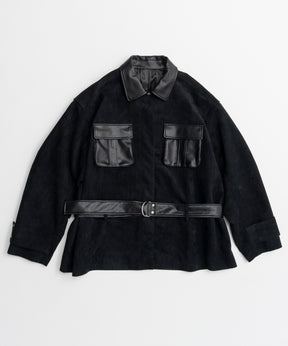 【26AUTUMN PRE-ORDER】Faux Suede Blouson