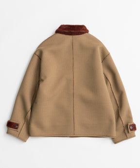 【26WINTER PRE-ORDER】Reversible Checked Boa Coat