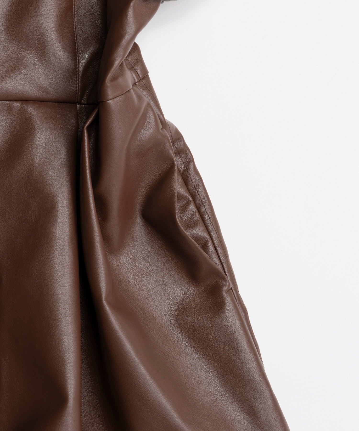【26AUTUMN PRE-ORDER】Vegan Leather Frill Rompers