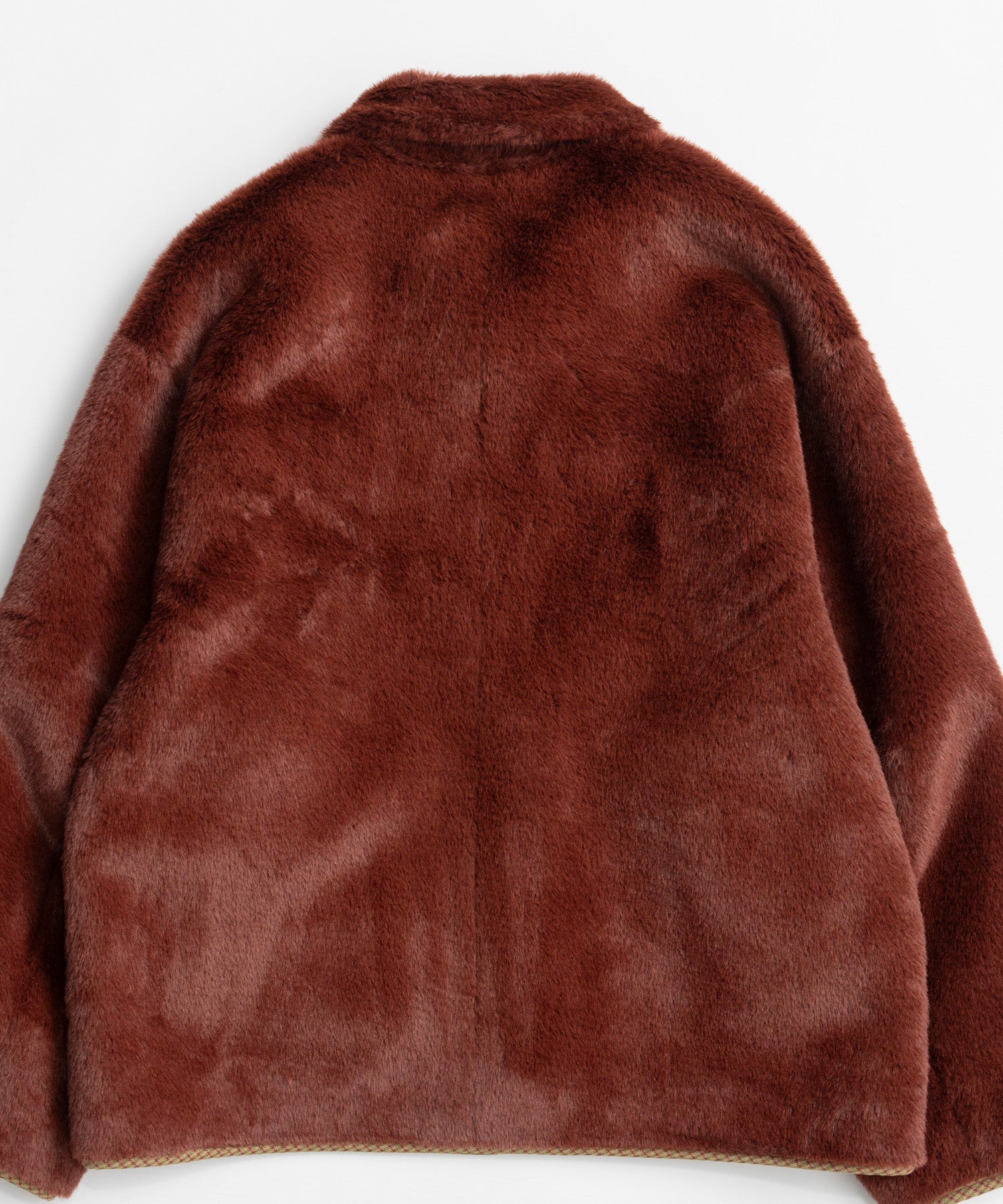 【26WINTER PRE-ORDER】Reversible Checked Boa Coat