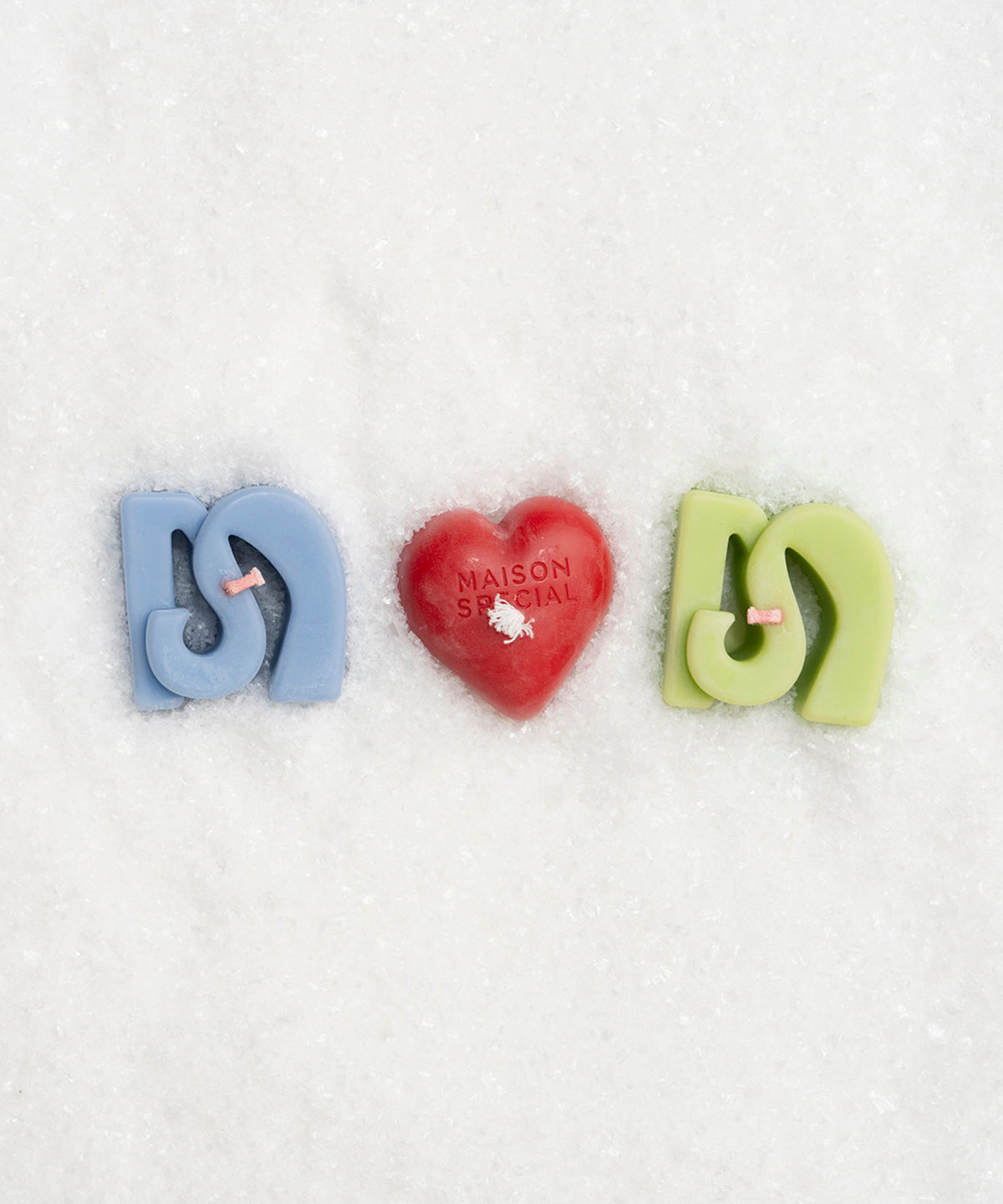 【honey flamingo×MAISON SPECIAL】 Logo Candle Set