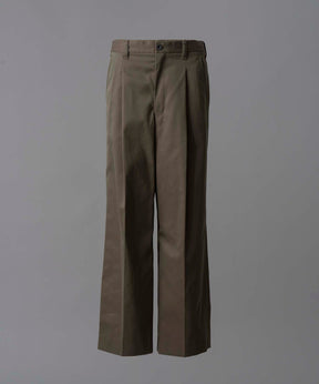 120/2/2/2/2/2/Suvin Cotton Gabardine Prime-Wide One Tuck Pants