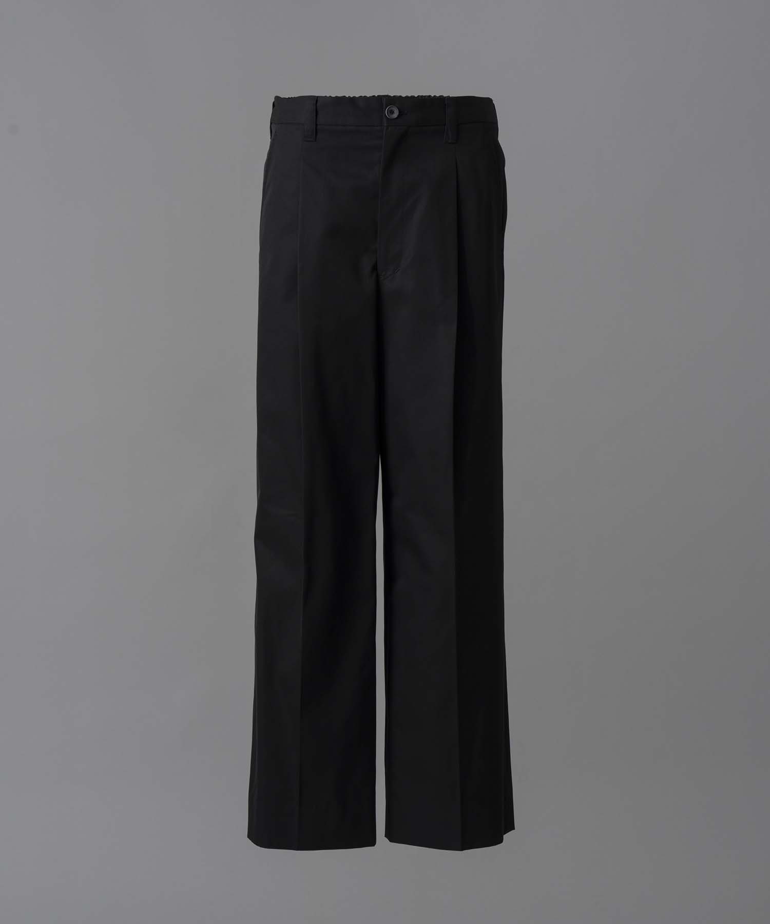 120/2/2/2/2/2/Suvin Cotton Gabardine Prime-Wide One Tuck Pants