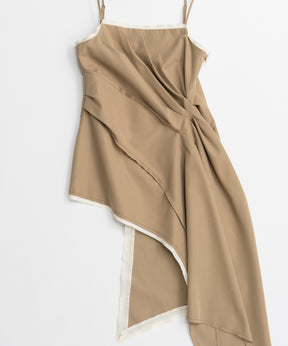 【26AUTUMN PRE-ORDER】Draped Chino Bustier