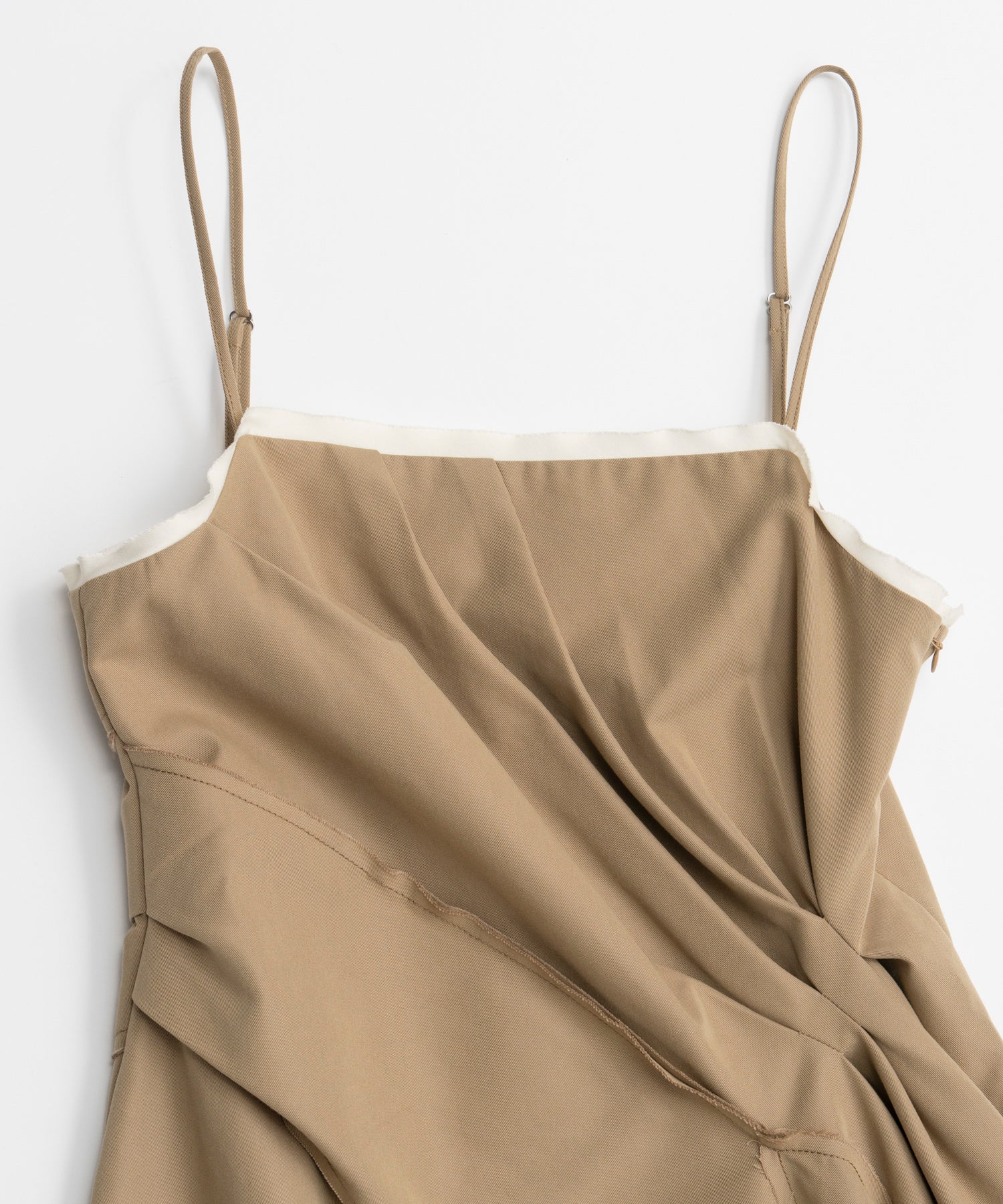【26AUTUMN PRE-ORDER】Draped Chino Bustier